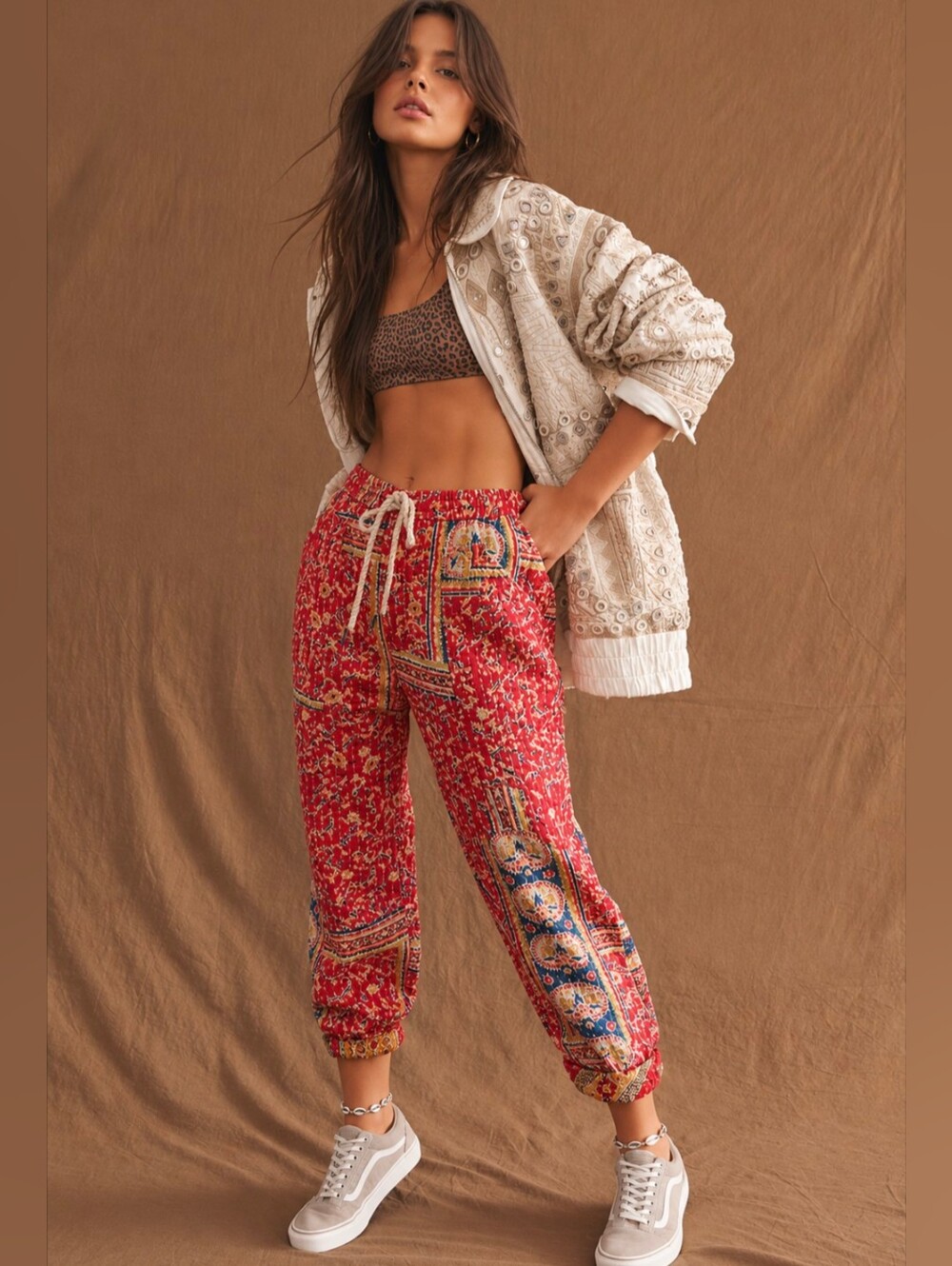 Free People Road Again Pants Slouchy Boho Festival Coachella Size XS